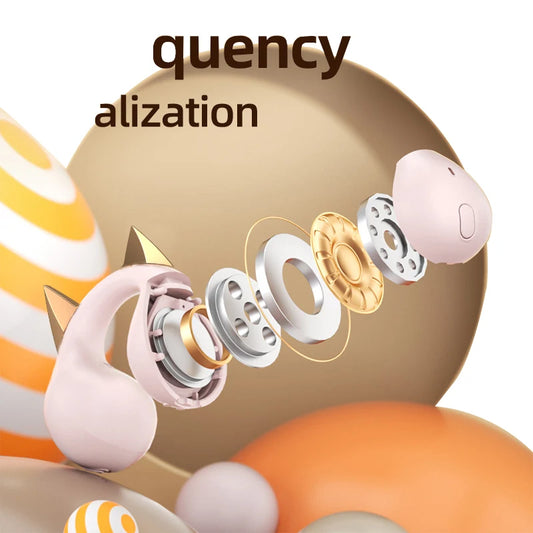 2024 TWS Bluetooth Earbuds 60H standby time BT5.3 HD Sound, 7ms Low Latency Gaming, Directional Sound Control, IP4 Waterproof