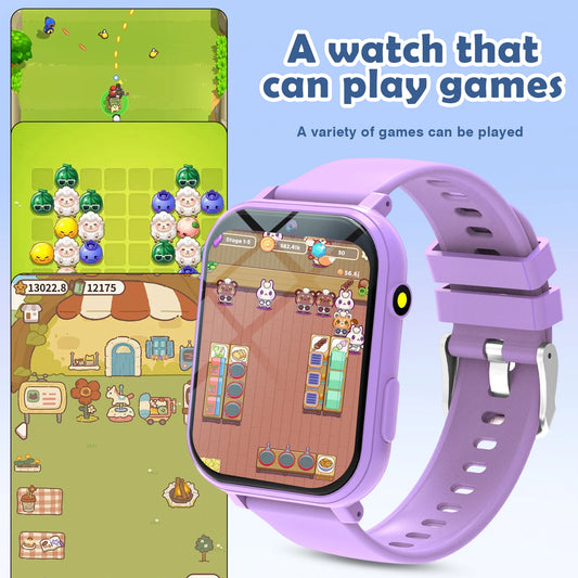 New Fashion Smart Watch For Children Games HD Screen Camera Flashlight Sleep Monitor Alarm Kids Birthday Holiday Gift Boy Girl