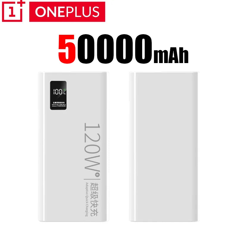 Oneplus CCC Certification Powerbank 120W Fast Charging 200000mAh High Capacity Power Bank Portable External Battery For Iphone