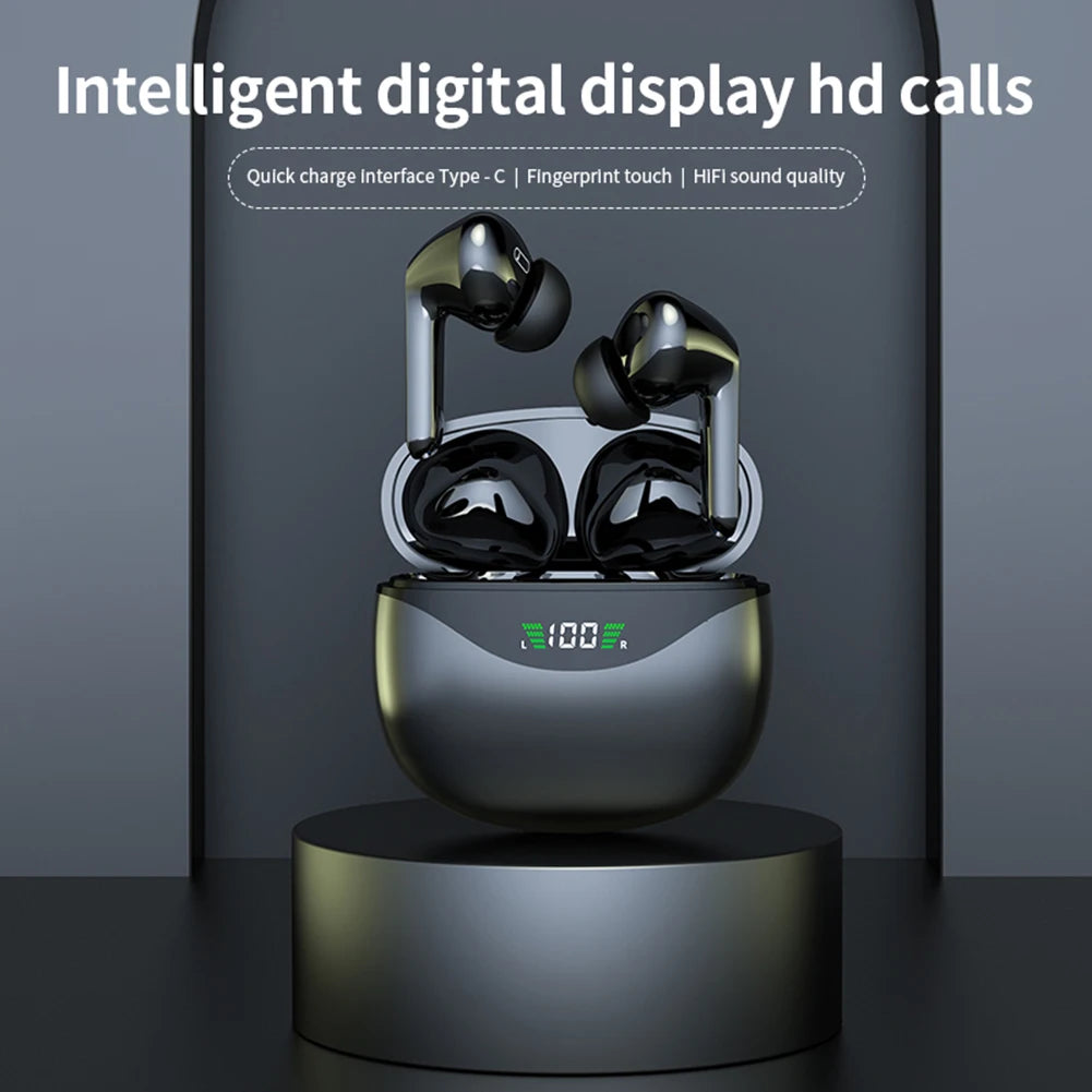 Wireless Headphones Touch Control Hands-free Earbuds IPX5 Waterproof Bluetooth-Compatible 5.1 Sport Gaming Headsets