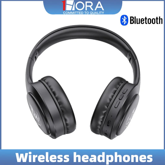 1HORA Flame Bluetooth Headset AUT202 Over-Ear HiFi Stereo Headset Foldable Design HD Call True Wireless Sports Gaming Headset