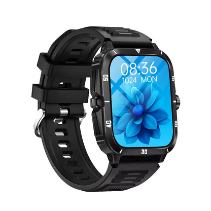 1.83 inch smart watch for men and women, USB charging, 180 mAh battery, remote camera/music player, outdoor sports mode, wireles