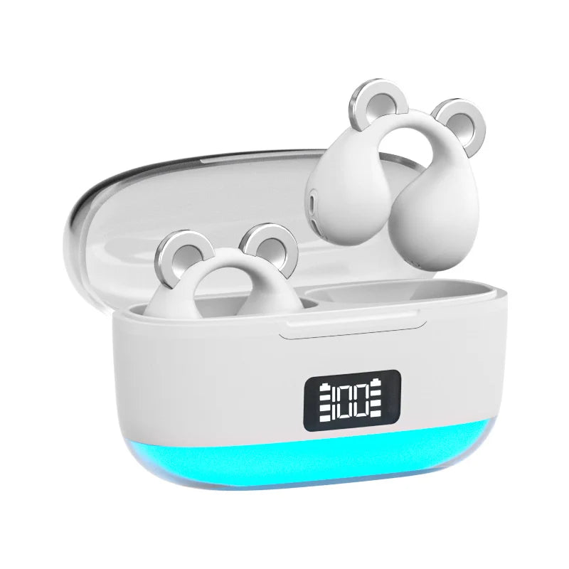 2024 TWS Bluetooth Earbuds 60H standby time BT5.3 HD Sound, 7ms Low Latency Gaming, Directional Sound Control, IP4 Waterproof