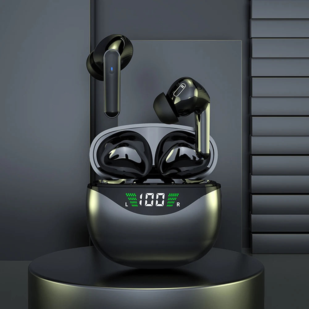 Wireless Headphones Touch Control Hands-free Earbuds IPX5 Waterproof Bluetooth-Compatible 5.1 Sport Gaming Headsets