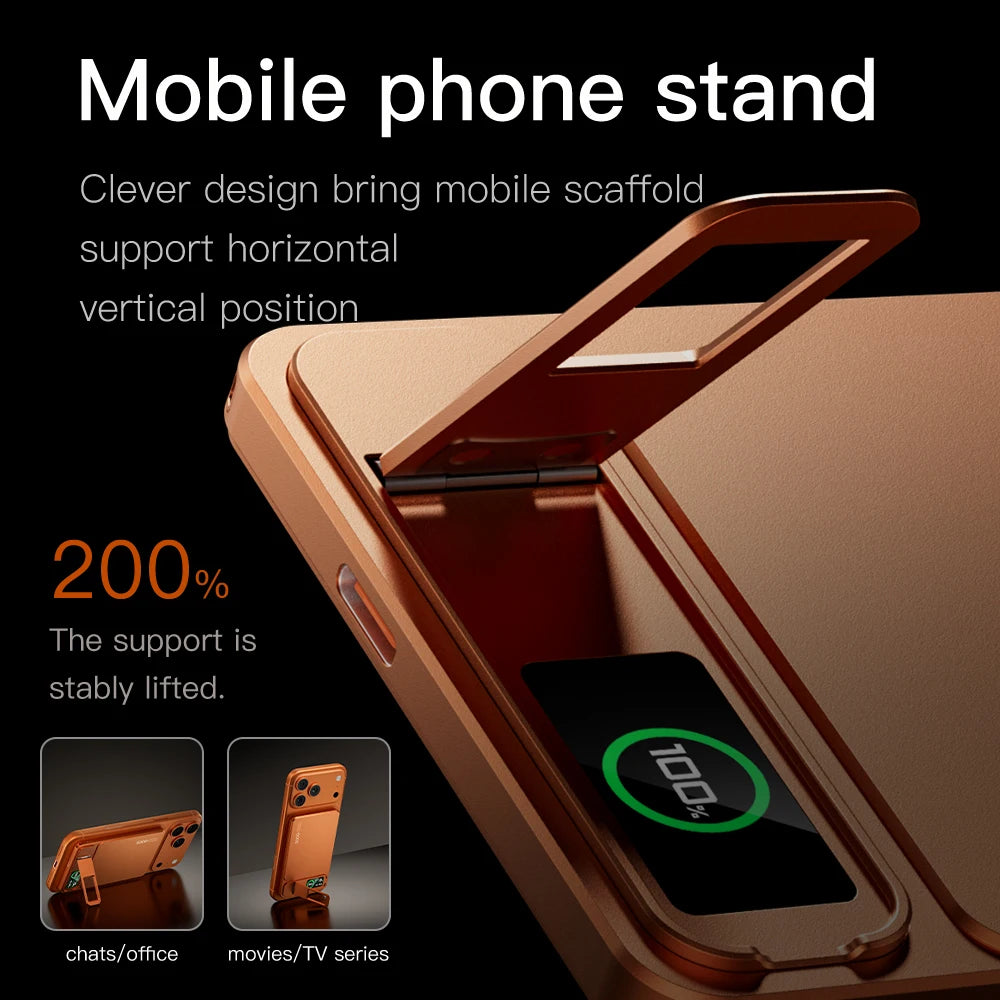 CCC 10000mAh Slim Original Power Bank For MagSafe,Magnetic Wireless 20W Fast Charging Portable Battery For iPhone 12-17 iWatch