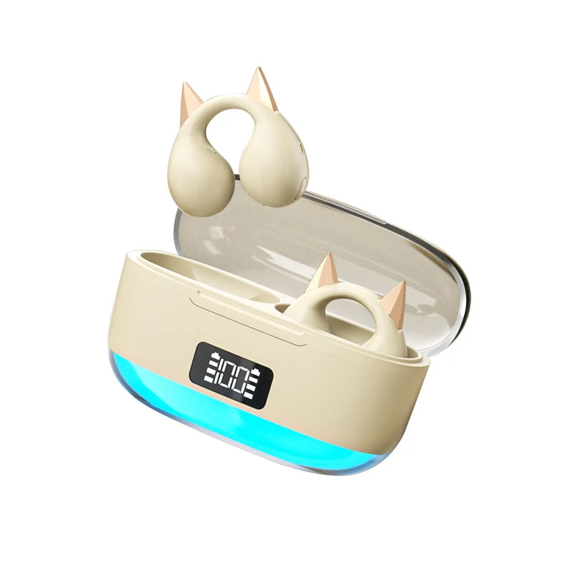 2024 TWS Bluetooth Earbuds 60H standby time BT5.3 HD Sound, 7ms Low Latency Gaming, Directional Sound Control, IP4 Waterproof