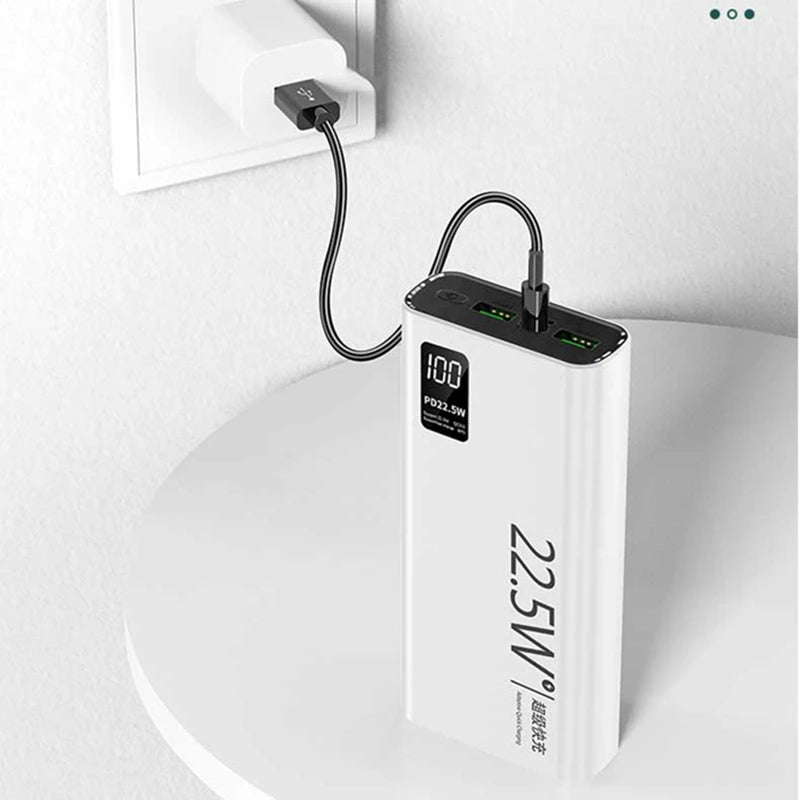 Lenovo 200000mAh 22.5w Large Capacity Portable Super Fast Power Bank Digital Display External Battery For Magsafe For iphone